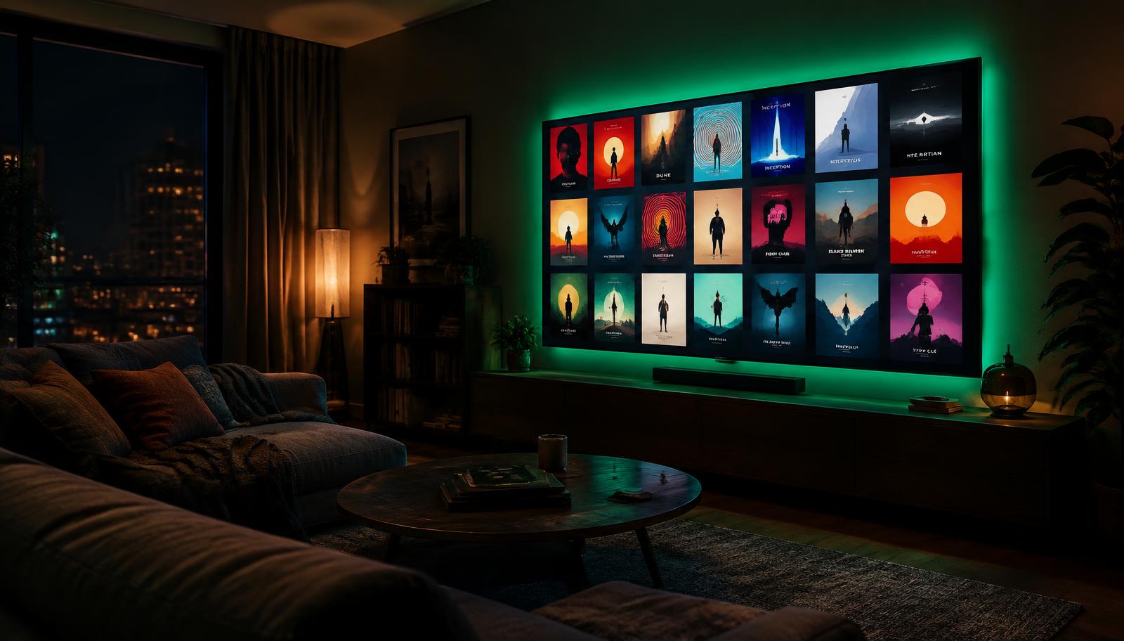 Smart TV showing IPTV